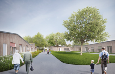 Schets van de nieuwe site van Pilootproject Zorg.